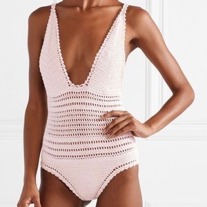 She Made Me Lalita Crochet Bathing Suit Medium